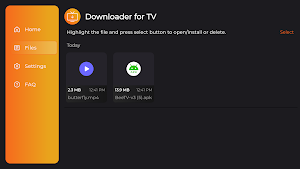 Downloader for TV Screenshot 1