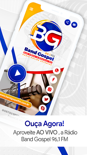 Rádio Band Gospel FM Screenshot 0