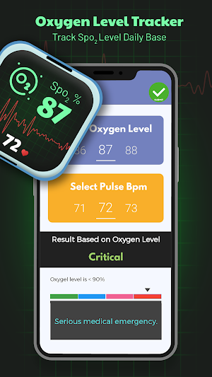 Pulse Oxygen Level : Lung Test Screenshot 2
