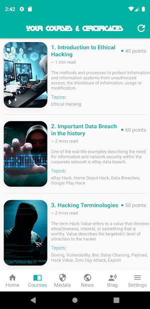 Learn Ethical Hacking - Certifications and Courses Screenshot 2