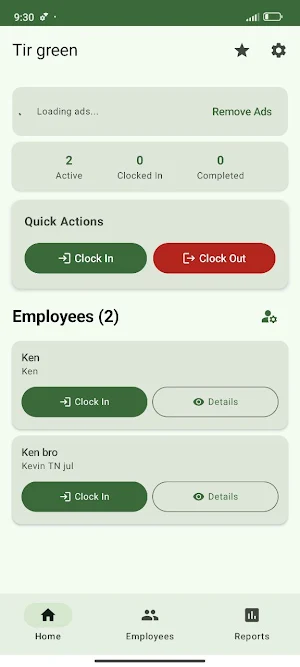 Employee Time Tracker Screenshot 0