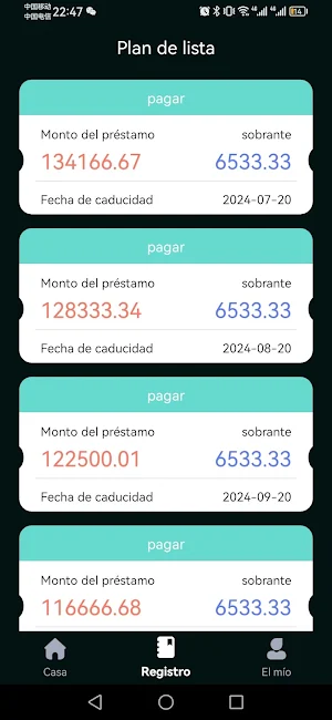 Finanzas en dcash Screenshot 3