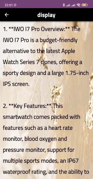 smart watch i 7 pro guide Screenshot 1