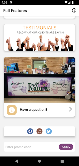Full Features Garden Center Screenshot 1