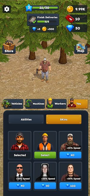 Lumberjack Driver : Simulator Screenshot 0