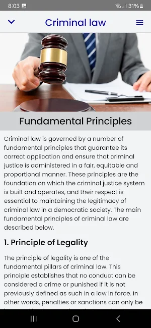 Criminal Law Course Screenshot 2
