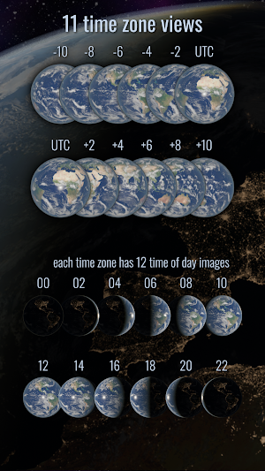 Orbital Watch Face Time Zone Screenshot 2