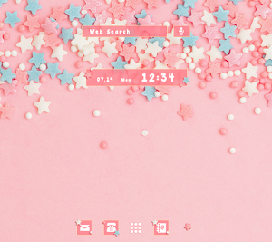 Pastel Stars Theme +HOME Screenshot 0