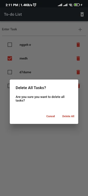 To Do App Screenshot 2