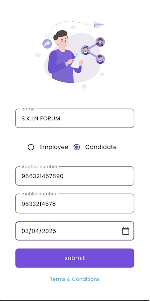S.K.I.N. App Screenshot 1