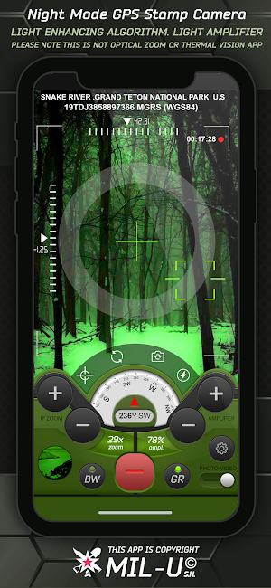 Night Mode GPS Stamp Camera Screenshot 1