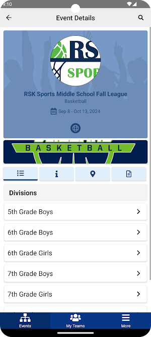 RSK Sports Screenshot 1