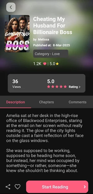 Fantasy Novel - Love Stories Screenshot 1