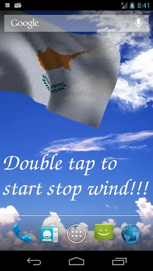 Cyprus Flag Live Wallpaper Screenshot 0