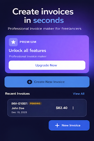 Invoice Maker - Receipt & Bill Screenshot 0