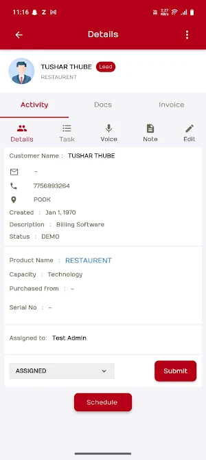 Sensible-CRM Screenshot 1