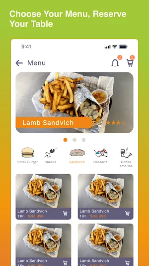Global Menu Screenshot 2
