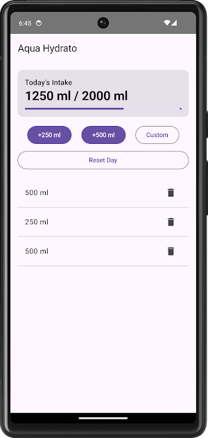 Aqua Hydrato Screenshot 1