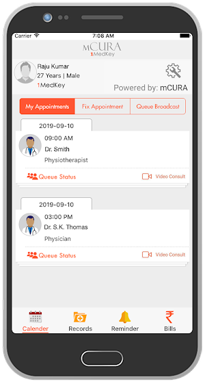 mCURA 1MedKey Screenshot 2