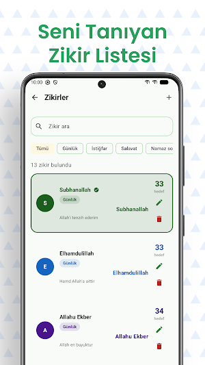 Zikirmatik Pro: Dhikr Counter Screenshot 1