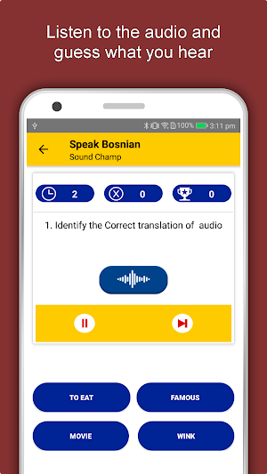 Speak Bosnian : Learn Bosnian Language Offline Screenshot 3