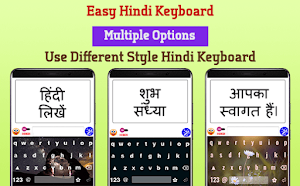 Easy Hindi Typing Keyboard: English to Hindi Screenshot 0