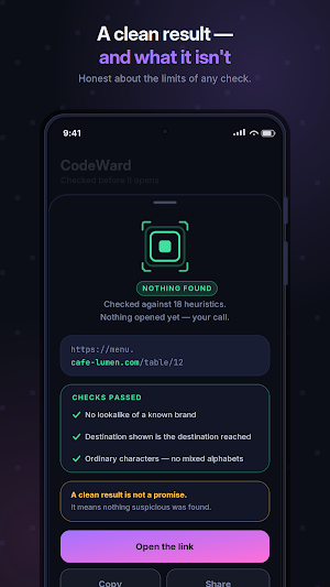 CodeWard QR Scanner & Creator Screenshot 2
