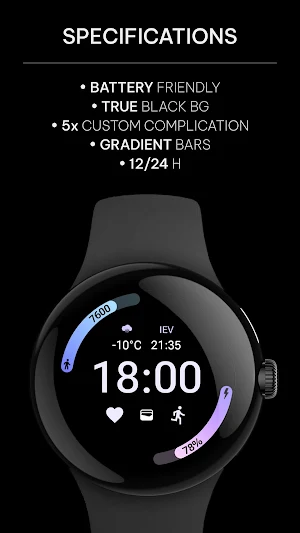 Athlete 2 Lite: Watch face Screenshot 1
