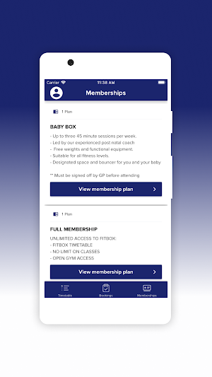 FITBOX FITNESS Screenshot 2