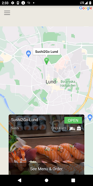 Sushi2Go Lund Screenshot 0