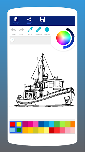 Ships Coloring Book Screenshot 3