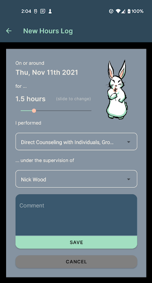 Psych Logger Screenshot 2