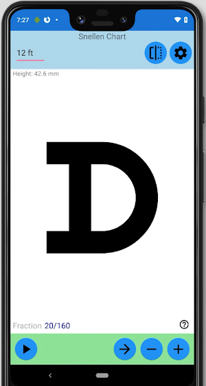 Snellen Chart Screenshot 0