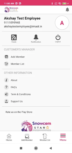 Snowcem Sales Screenshot 1