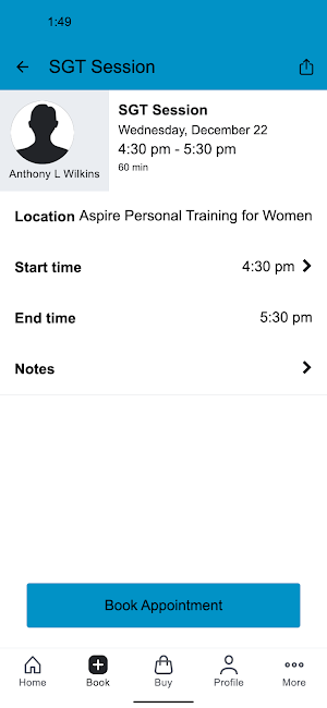 Aspire PT for Women Screenshot 2