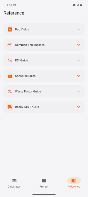 ConcreteCalc Screenshot 3