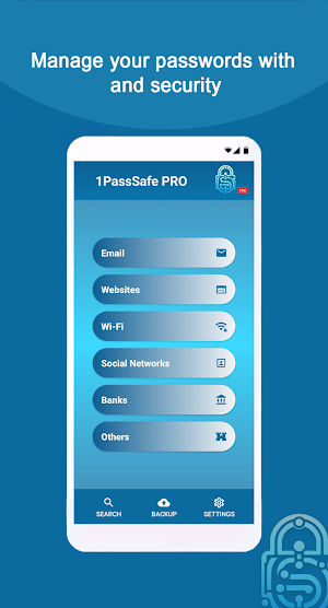 1PassSafe: Password Manager Screenshot 0