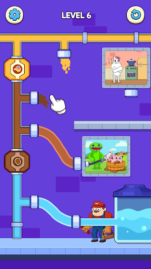 Water Flow - Draw The Pipe Screenshot 2