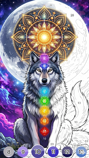 Spirit Animals Color By Number Screenshot 1