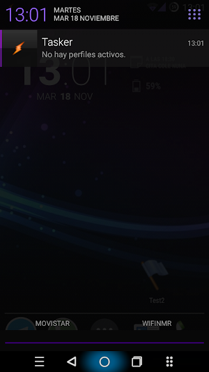 Xmerald Violet CM11 Theme Screenshot 3