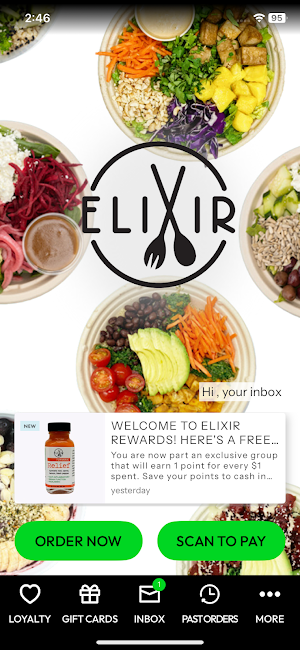 Elixir Superfood & Juice Screenshot 0