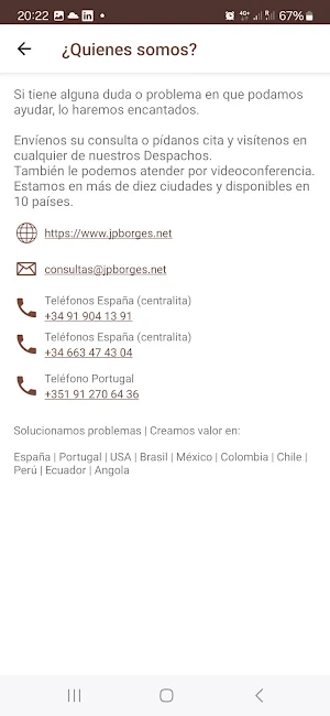 JP Borges Abogados Innovadores Screenshot 2