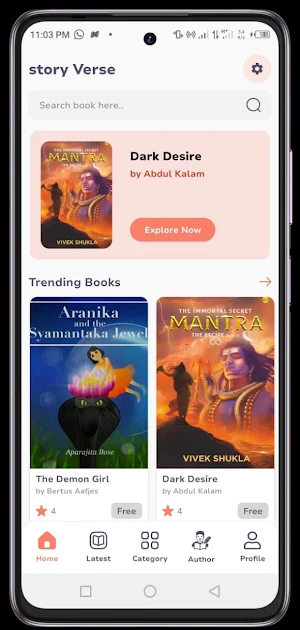 StoryVerse - ebooks | novels Screenshot 1