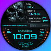 PW64 Digital HALLOWEEN Skull