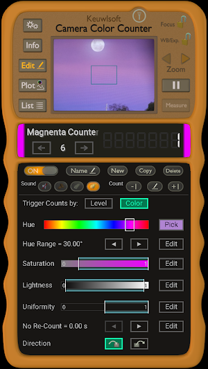 Camera Color Counter Screenshot 3