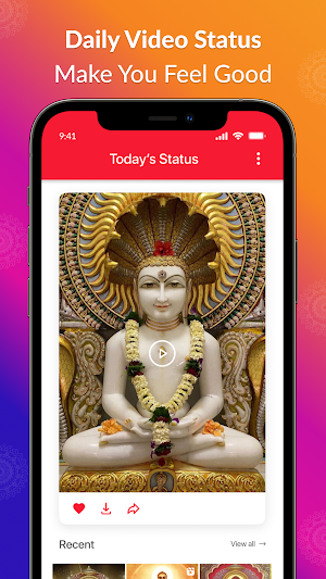 Jain Daily Video Status Stavan Screenshot 1