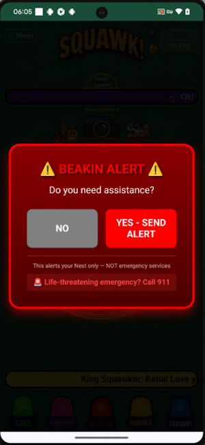 SQUAWK! - Family Safety App Screenshot 2