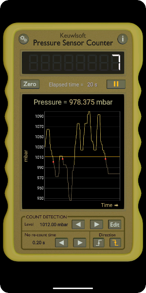 Pressure Sensor Counter Screenshot 0