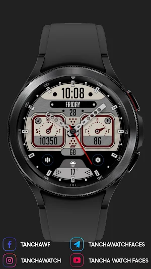 Tancha S66 Hybrid Watch Face Screenshot 3