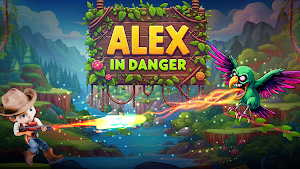 Alex In Danger:Jump & Shoot Screenshot 0